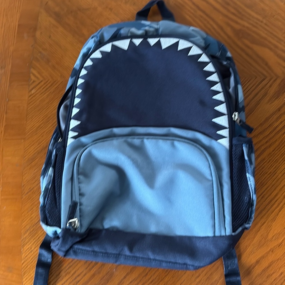 Pottery Barn Kids Shark Camo Backpack